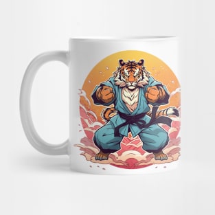 karate tiger Mug